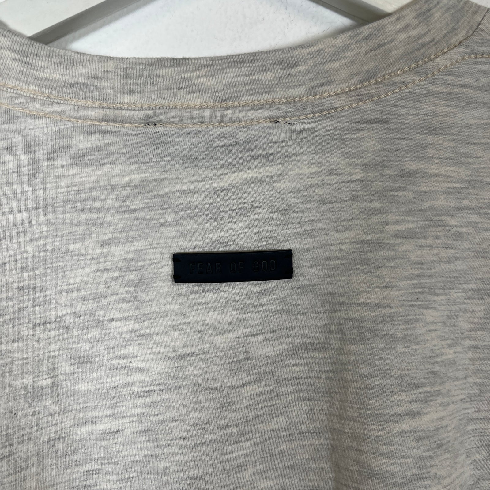 Fear of God Red Logo Baseball Tee Size M