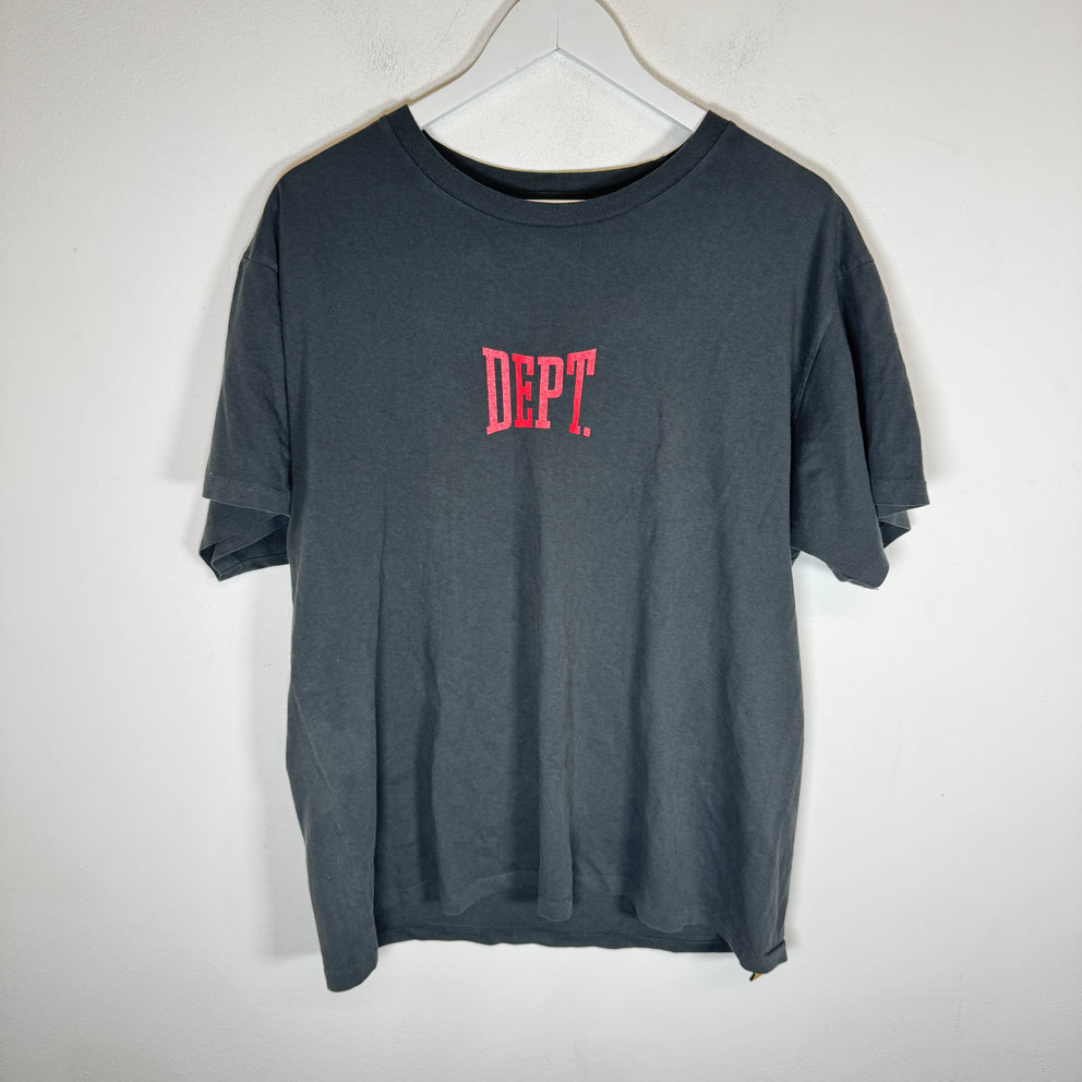 Gallery Dept Vintage Black Classic Logo T-Shirt Size M