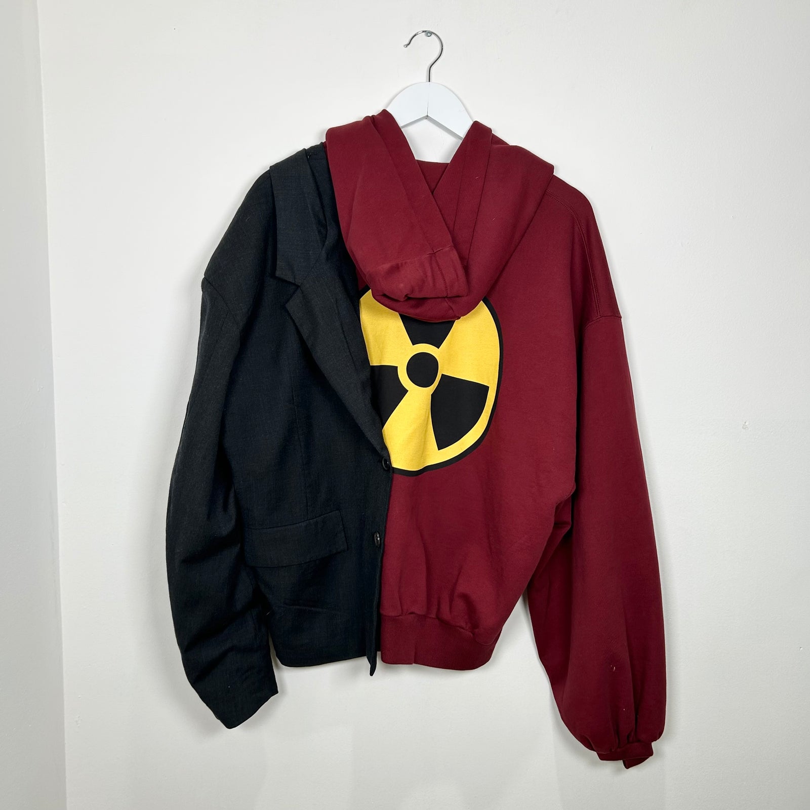 Gosha Half Blazer Half Hoodie Zip-Up Size S