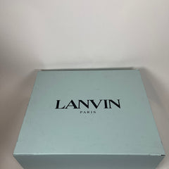Lanvin Burgundy Curb Sneaker Size 41