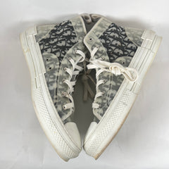 Dior B23 Black/White Oblique High-Top Sneaker Size 48