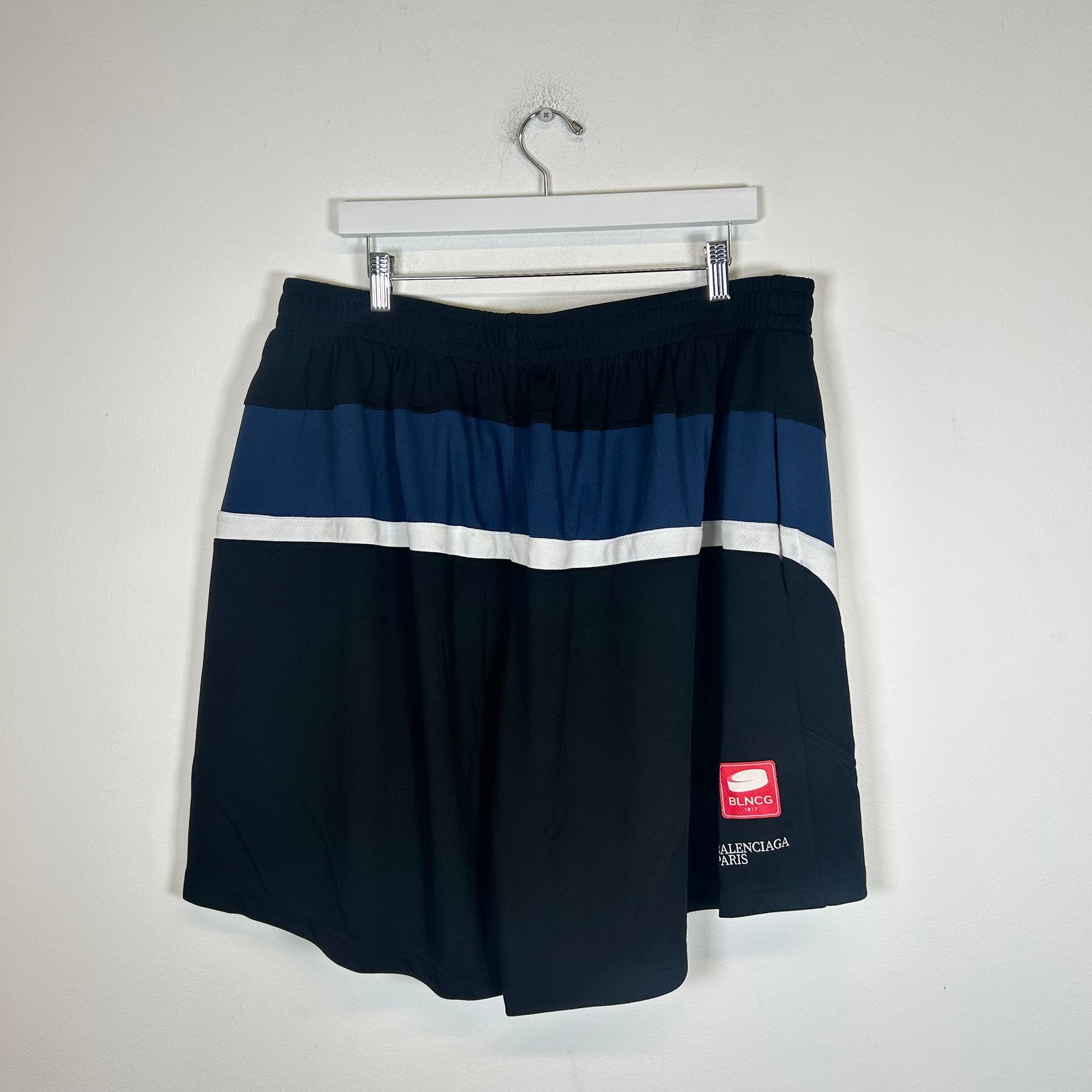 Balenciaga Black Mesh Hockey Shorts Size XXL