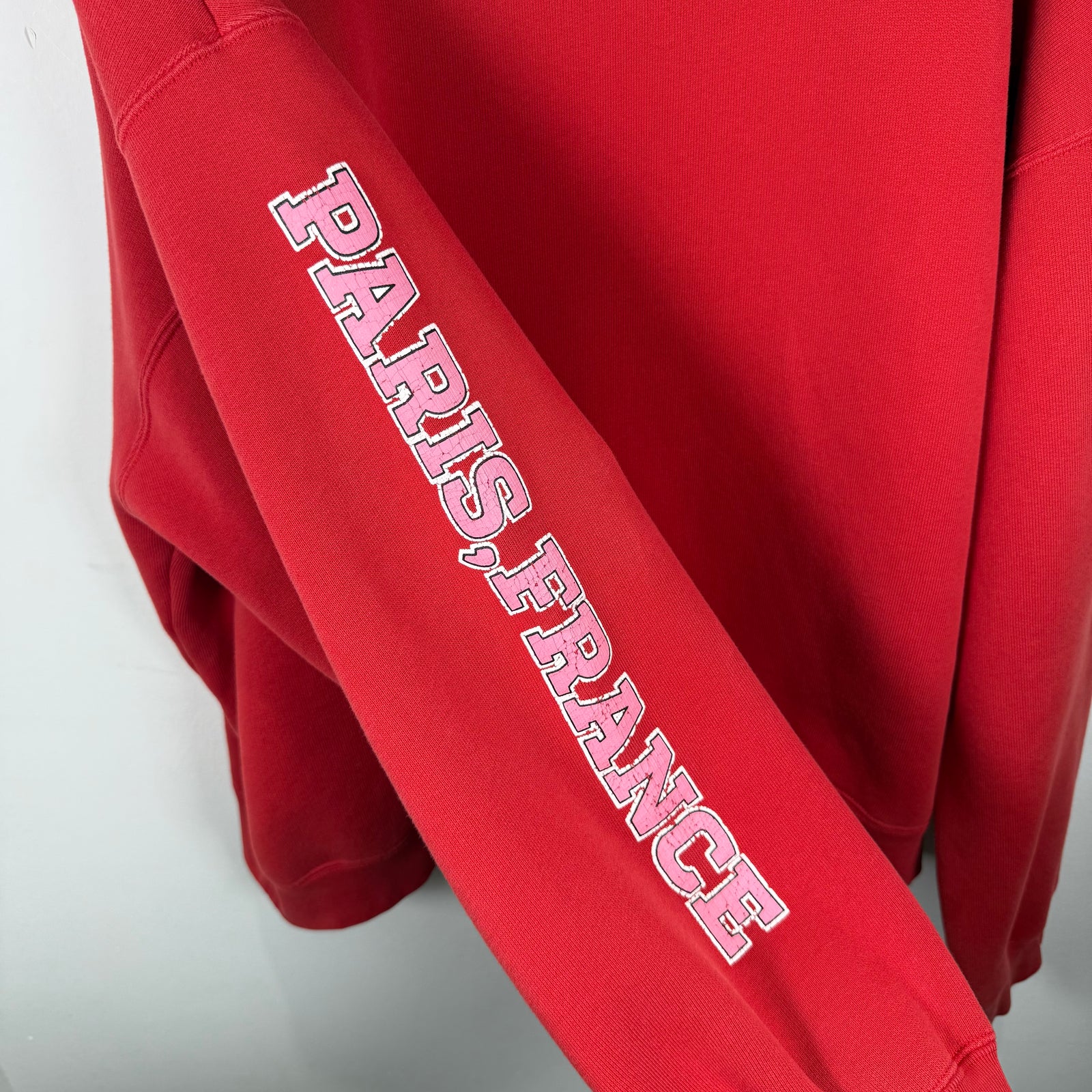 Balenciaga Red/Pink Maison Hoodie Size 3