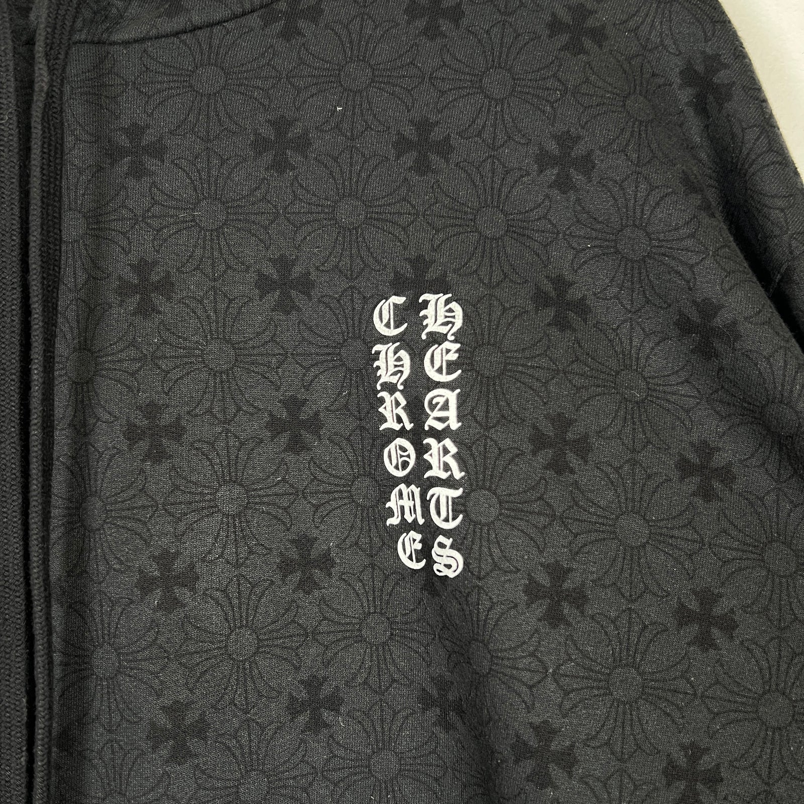 Chrome Hearts Black Monogram Hoodie Size L