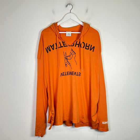 Vetements SS18 Matterhorn Hoodie