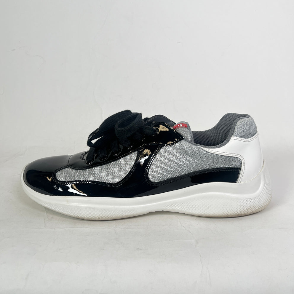 Prada Black Patent Leather America Cups