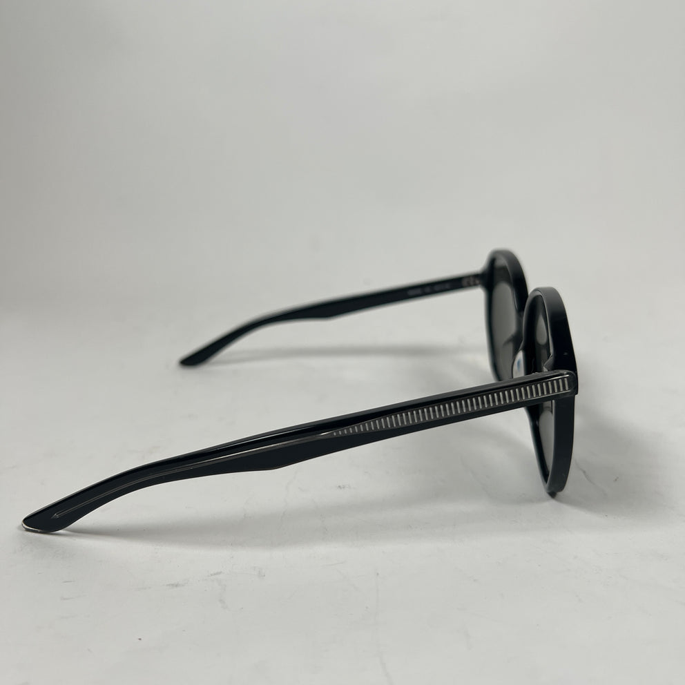 Balenciaga Black Geometric Sunglasses