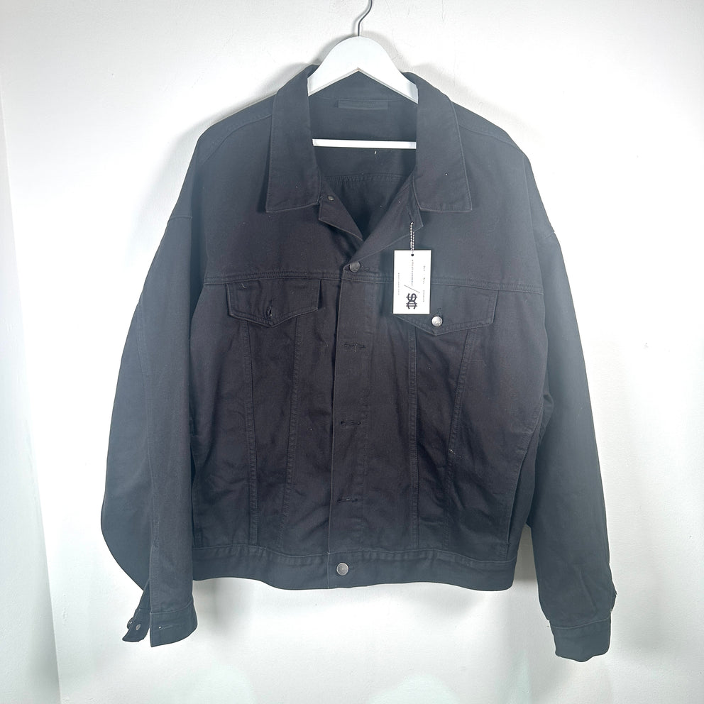 Fear Of God Black Denim Jean Jacket Size XXL
