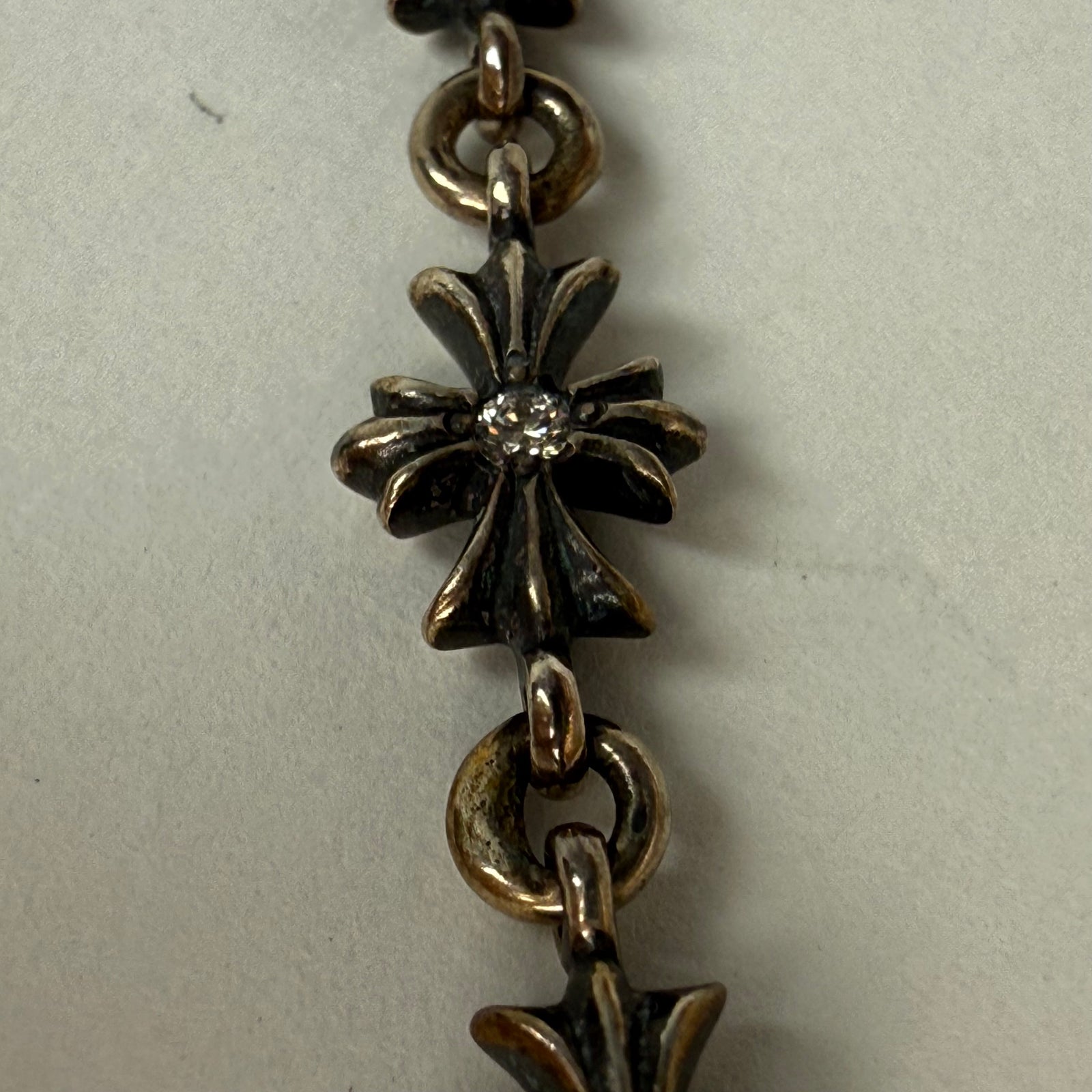 Chrome Hearts Tiny E .925 Diamond Earring