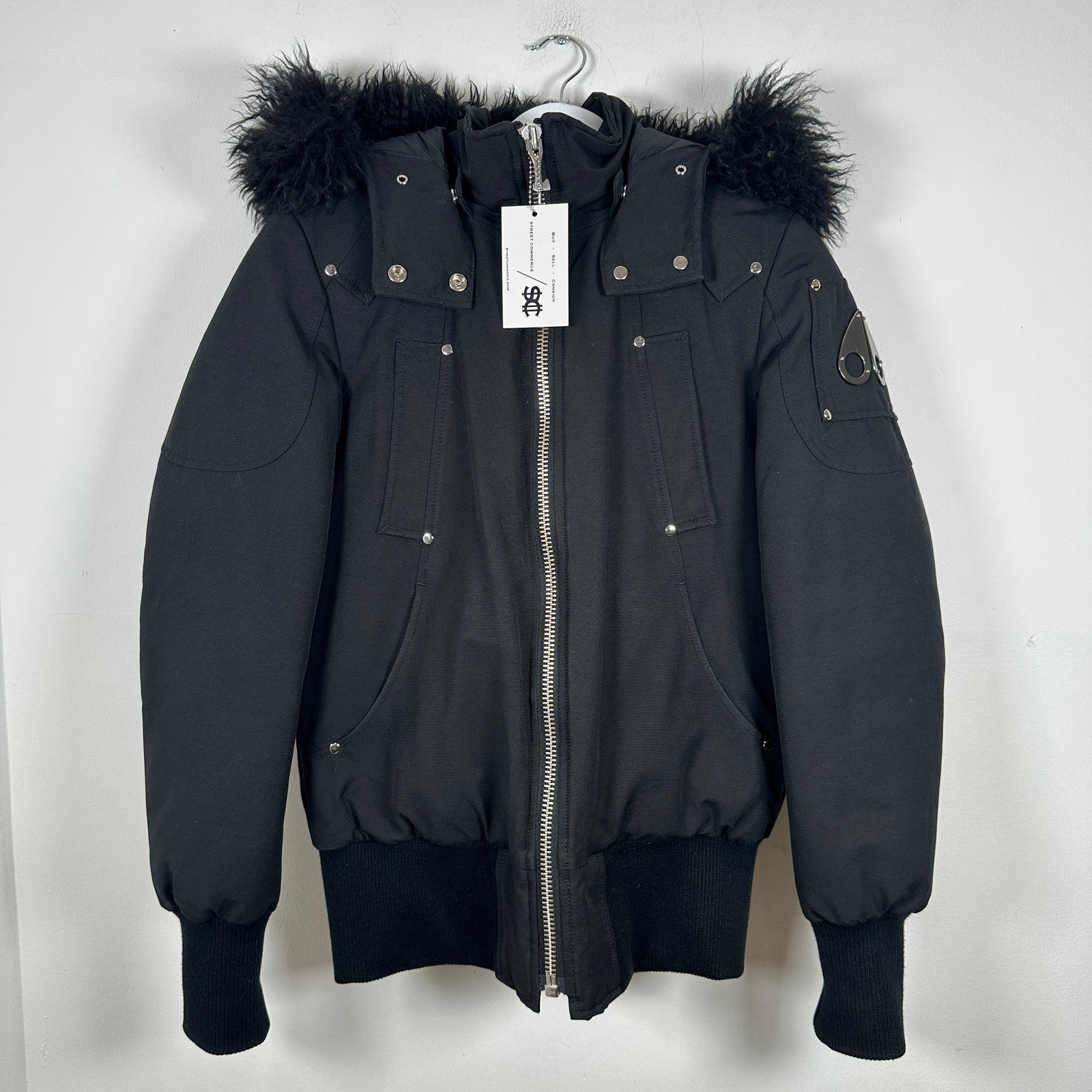 Moose Knuckles Fur Hooded Jacker Size M