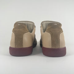 Maison Margiela Cream/Red Gat Trainer Size 9