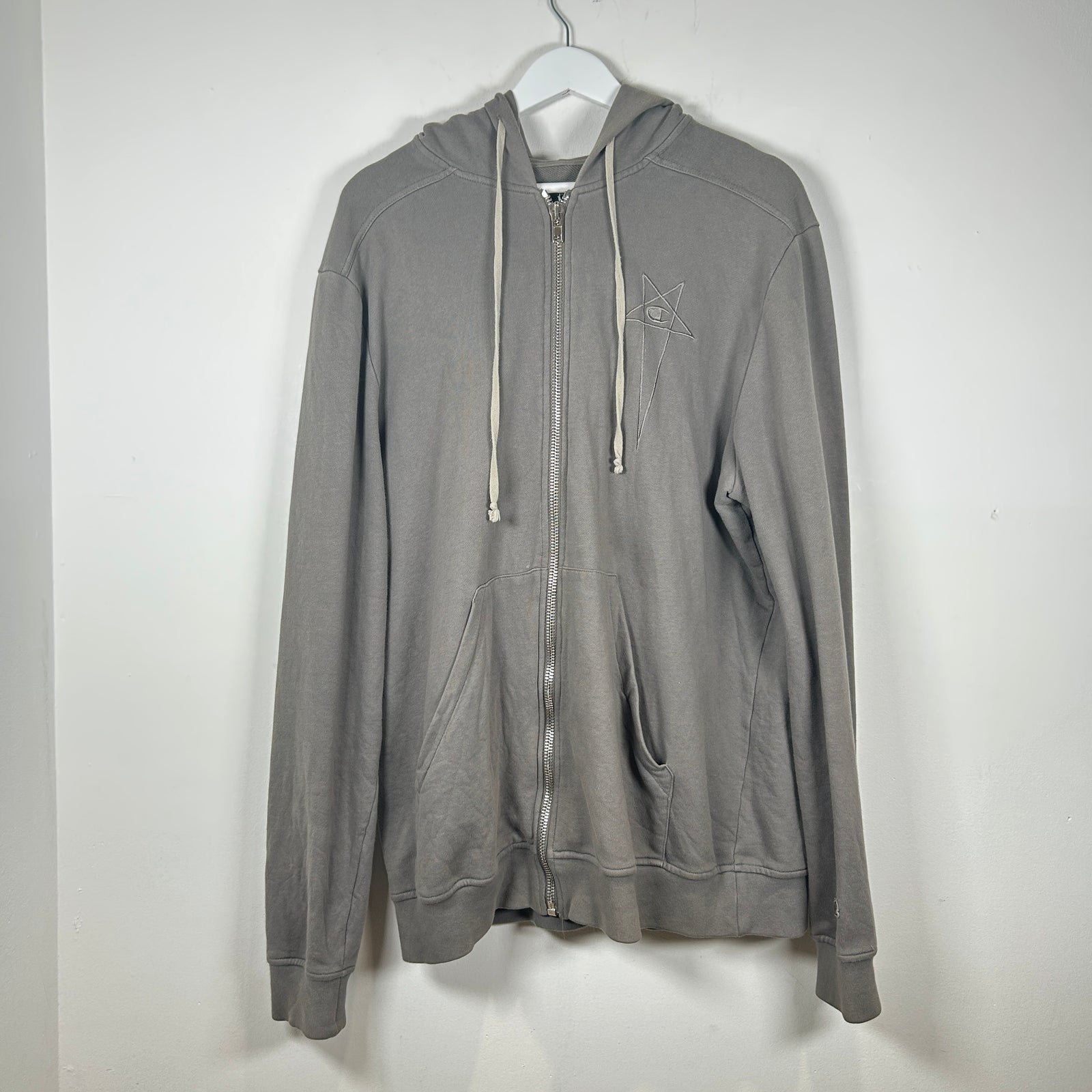 Rick Owens DRKSHDW x Champion Jason Dust Hoodie Size XXL