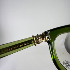 Chrome Hearts Green 'See You In Tea' Glasses