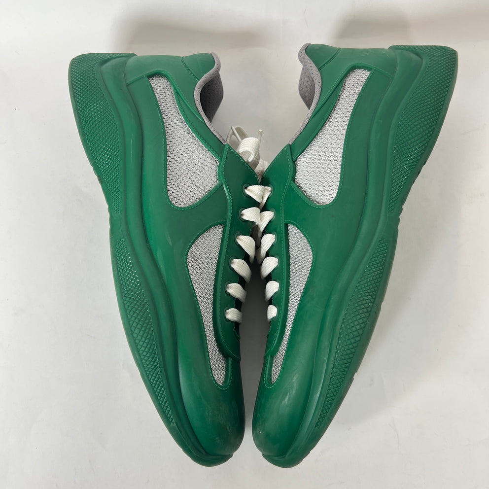 Prada Green Rubber America Cups Size 42