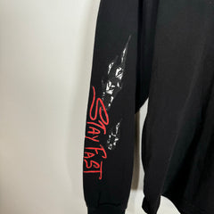 Chrome Hearts Matty Boy Black Stay Fast LS Tee Size S