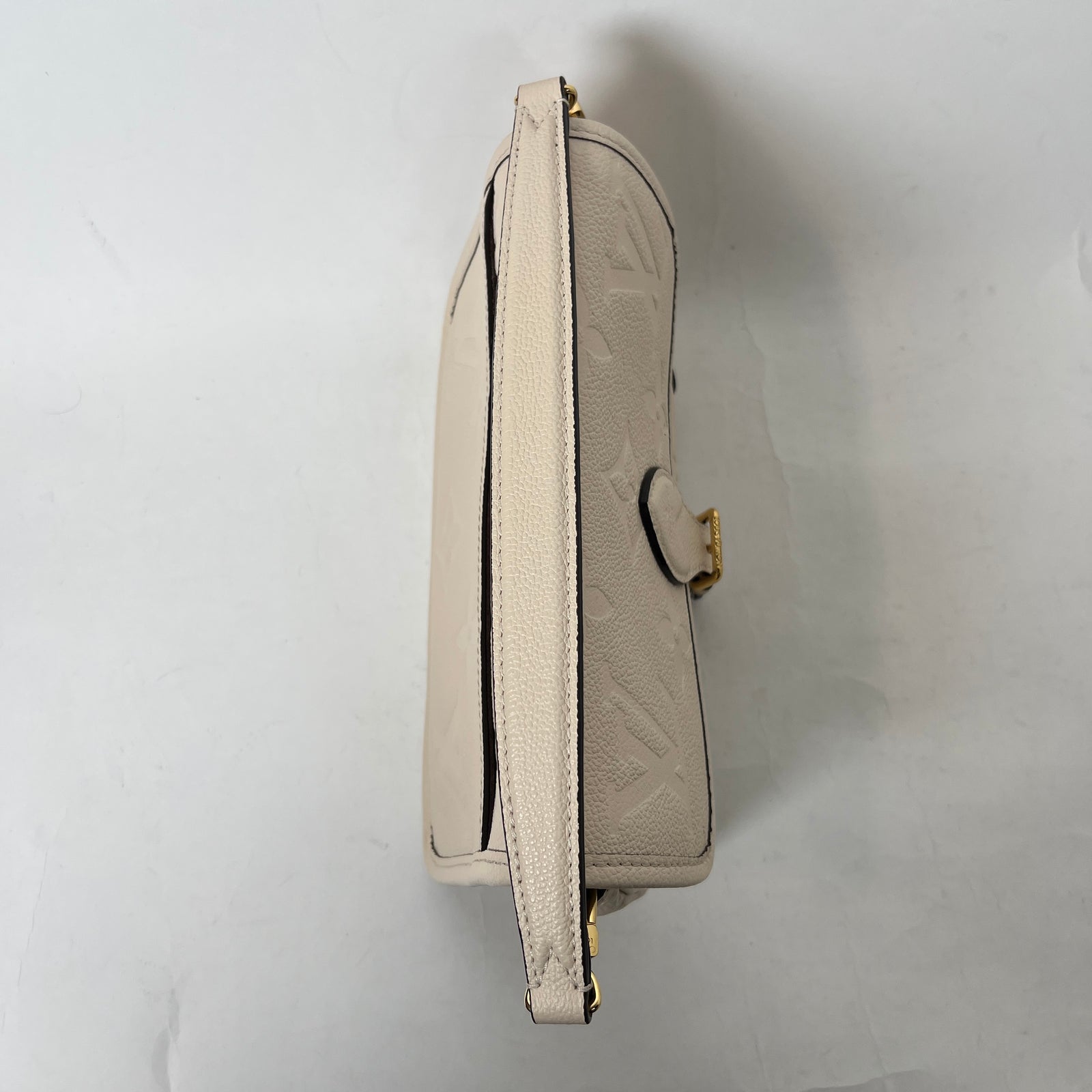 Louis Vuitton Cream Monogram Empreinte Diane NM Handbag