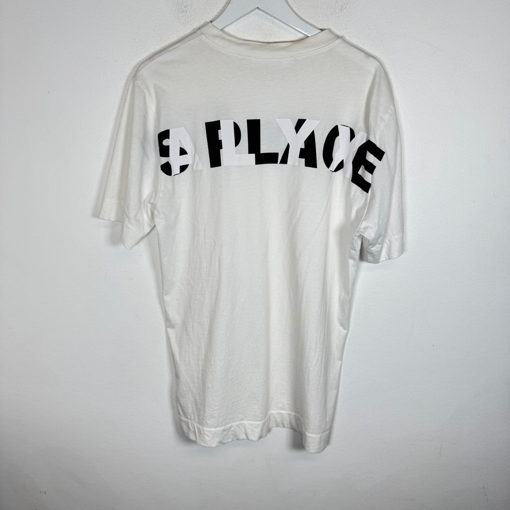 Alyx White St Mark Logo T-Shirt Size L