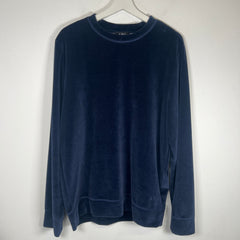 APC Navy Velour Crewneck Size L