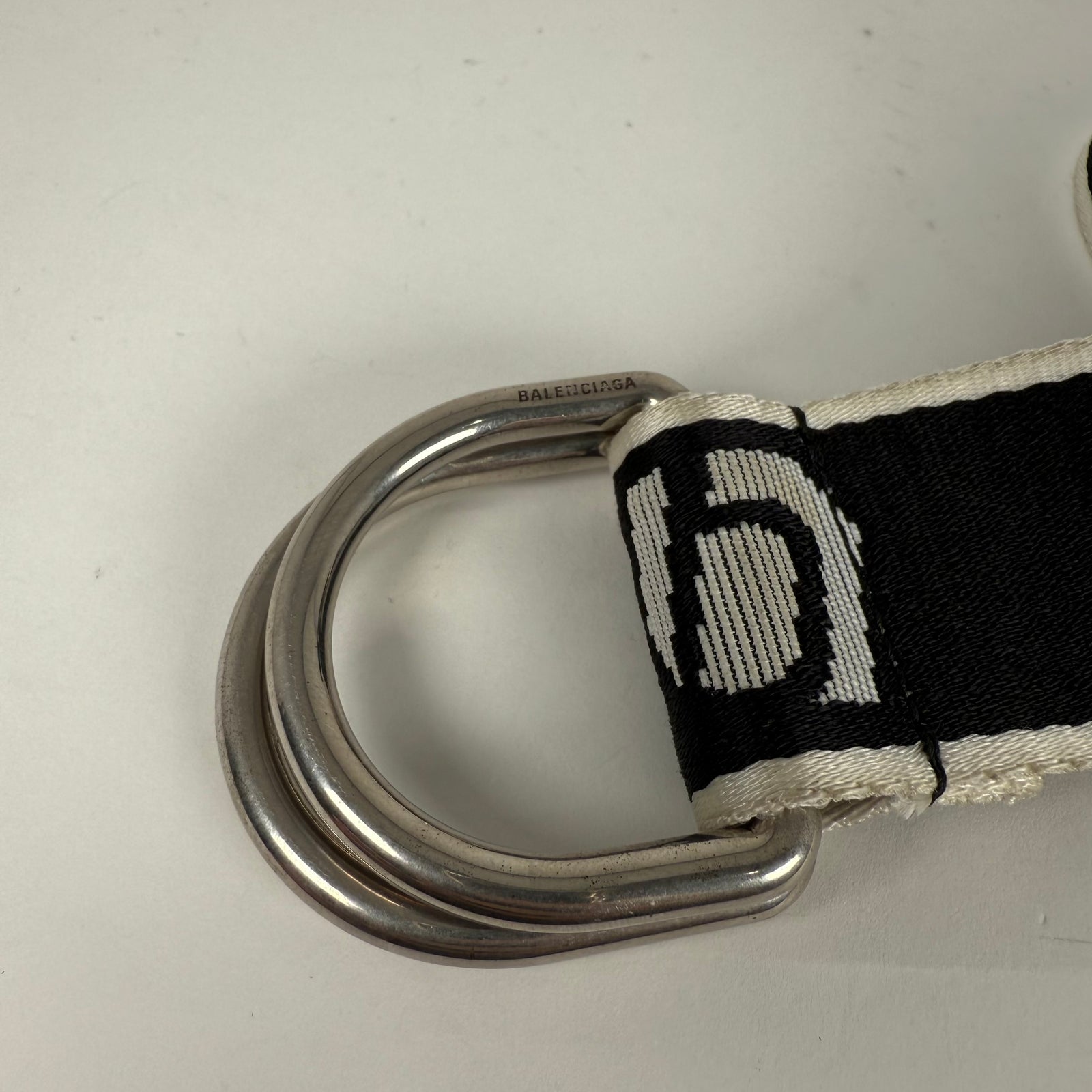 Balenciaga D-Ring Logo Belt