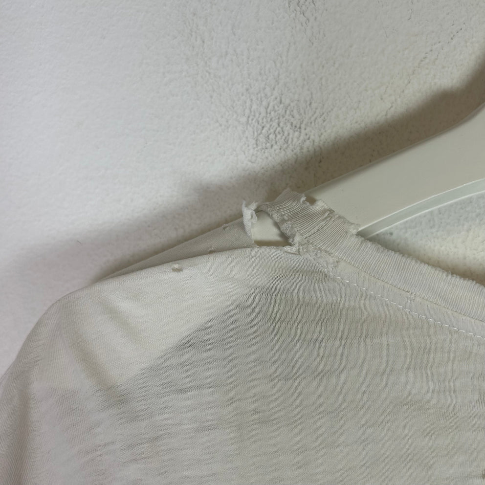 Helmut Lang White Re-Edition Cowboy T-Shirt Size L