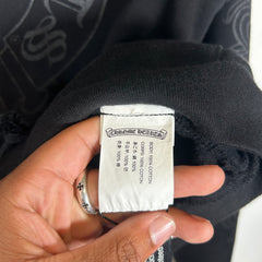 Chrome Hearts Black Matty Boy Silver Tooth Hoodie Size S
