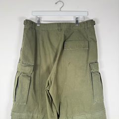 Balenciaga AW20 Green Convertible Cargo Pants Size 34