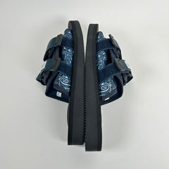 Suicoke Navy Paisley Moto-Cab Sandals Size 11