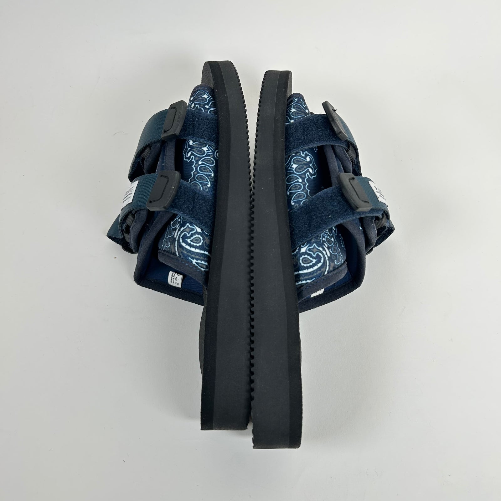 Suicoke Navy Paisley Moto-Cab Sandals Size 11