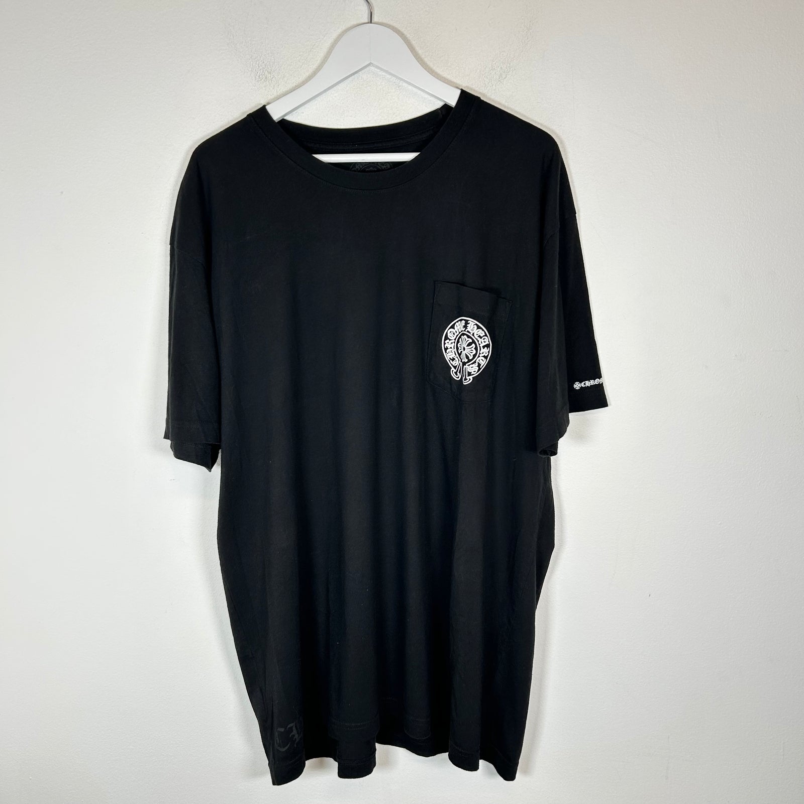 Chrome Hearts Black Horseshoe T-Shirt Size XXL