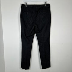 Saint Laurent Grey Pin-Stripe Dress Pant Size 48