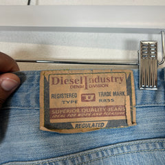 Diesel Blue Ripped Flared Jeans Size 36
