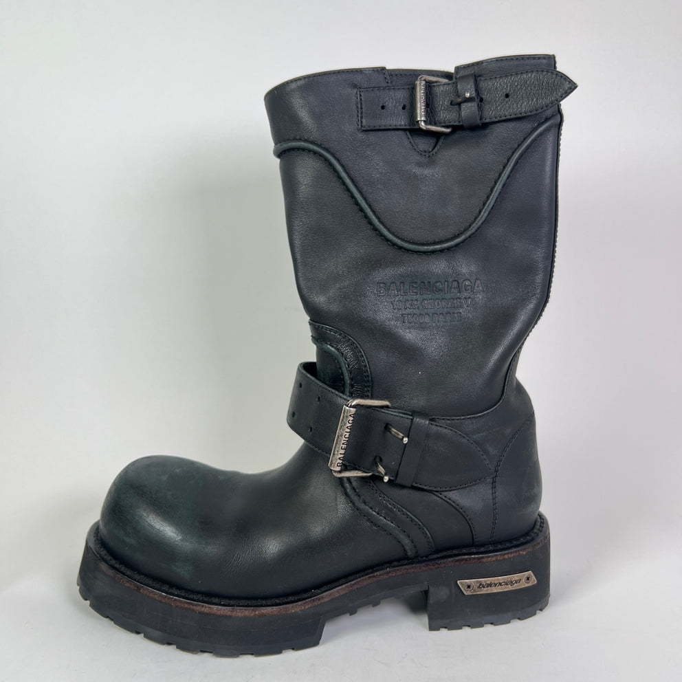 Balenciaga Venom Leather Boots