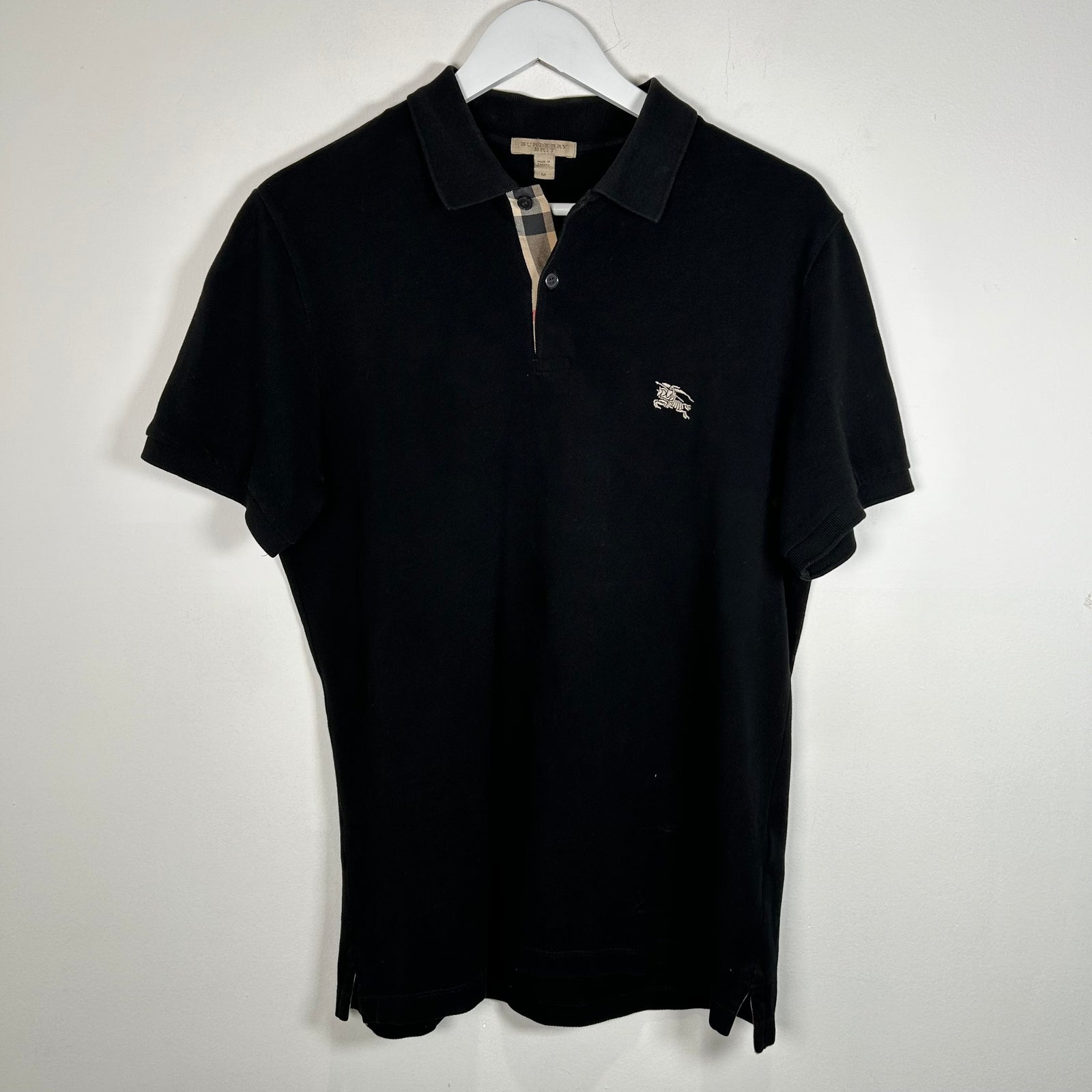 Burberry Black Polo Size M