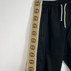 Gucci Side Stripe GG Logo Shorts Size XS