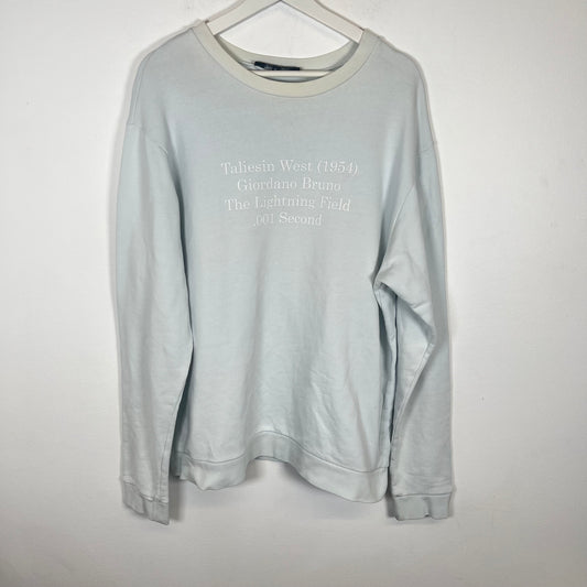 Raf Simons White SS05 Taliesin West Crewneck Size M