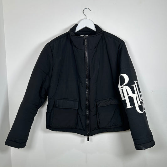 Rhude Sleeve Spell-out Logo Puffer Jacket Size M