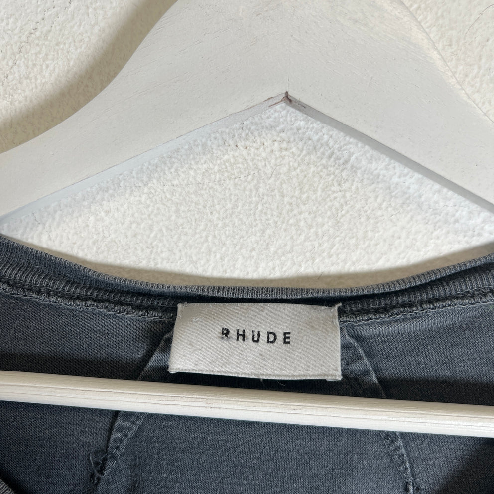 Rhude Vintage Black Wolf Graphic T-Shirt Size L