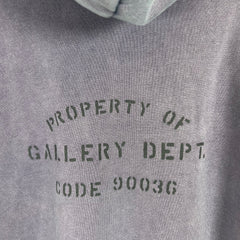 Lanvin X Gallery Dept Grey Washed Hoodie Size S