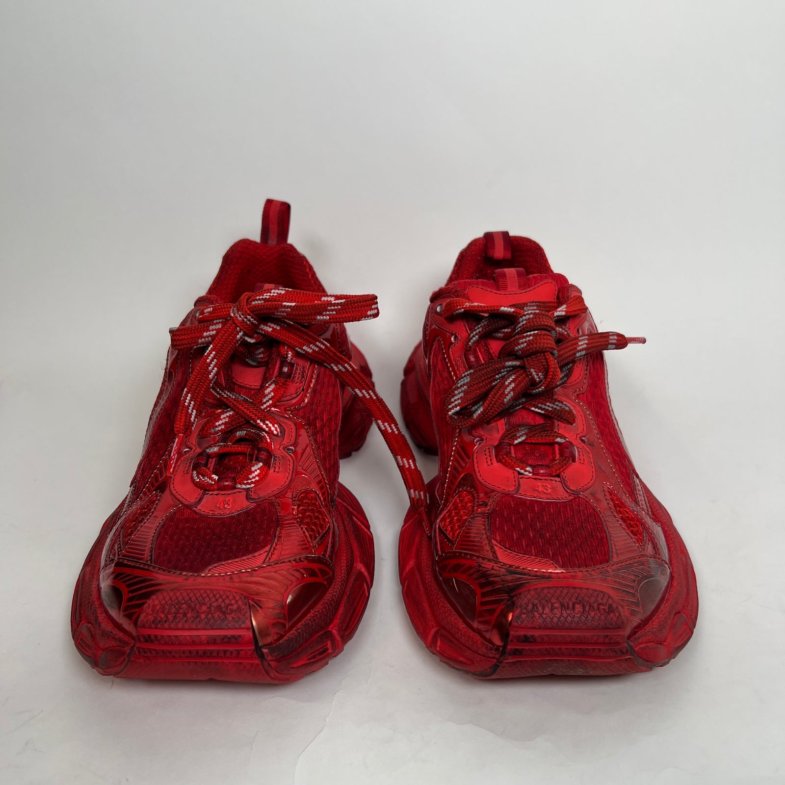 Balenciaga Red 3XL Sneaker Size 43