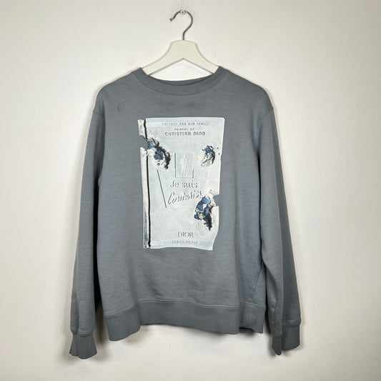 Dior x Daniel Arsham Eroded Crystal Crewneck Size M