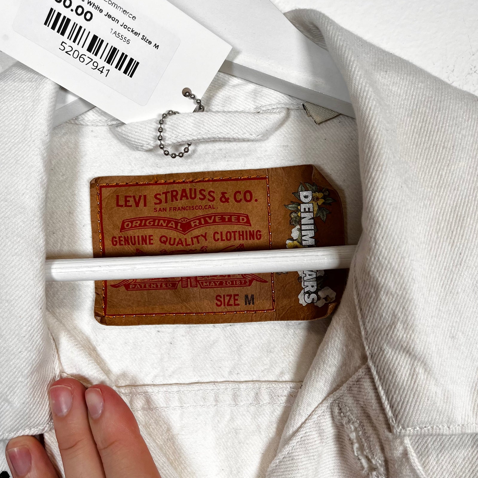 Denim Tears White Jean Jacket Size M
