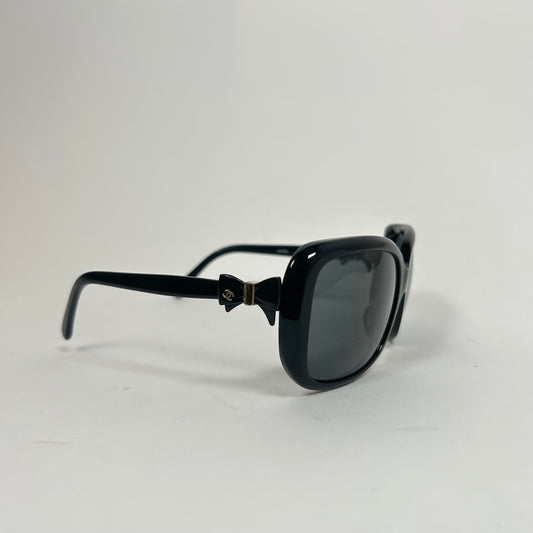 Chanel Black Bow Sunglasses