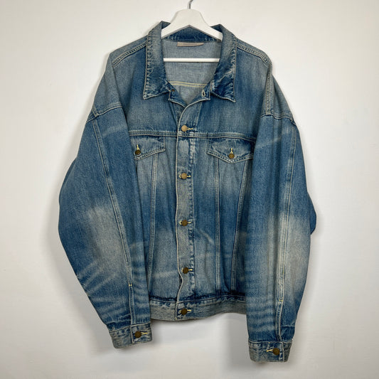 Essentials Lightwash Jeans Jacket Size L