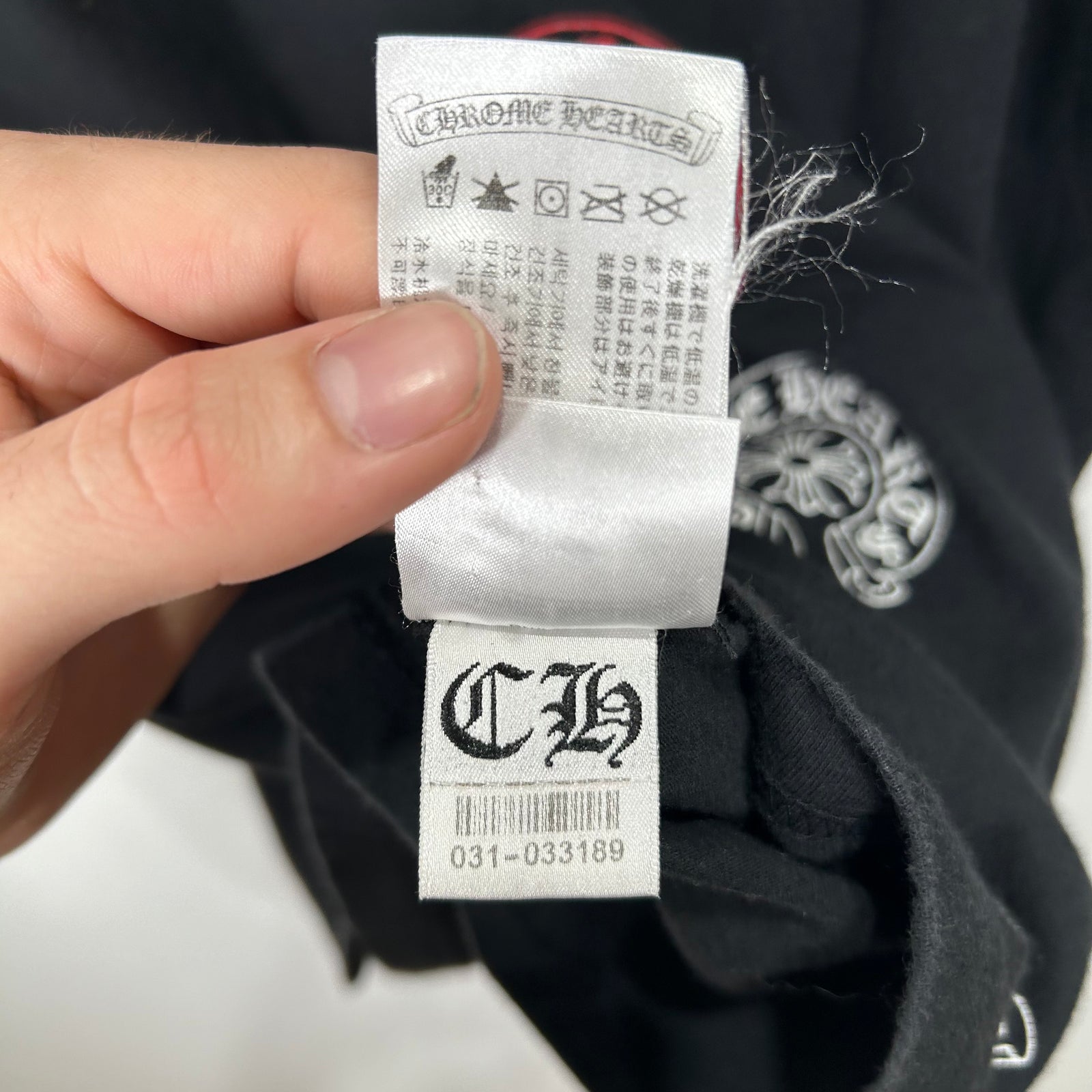 Chrome Hearts Tee R/W/B Size L