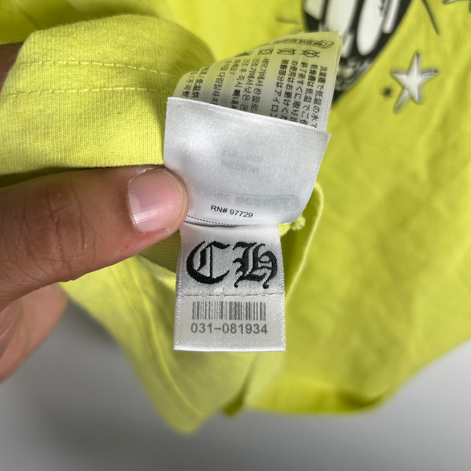 Chrome Hearts Matty Boy Chain Link Green T-Shirt Size M