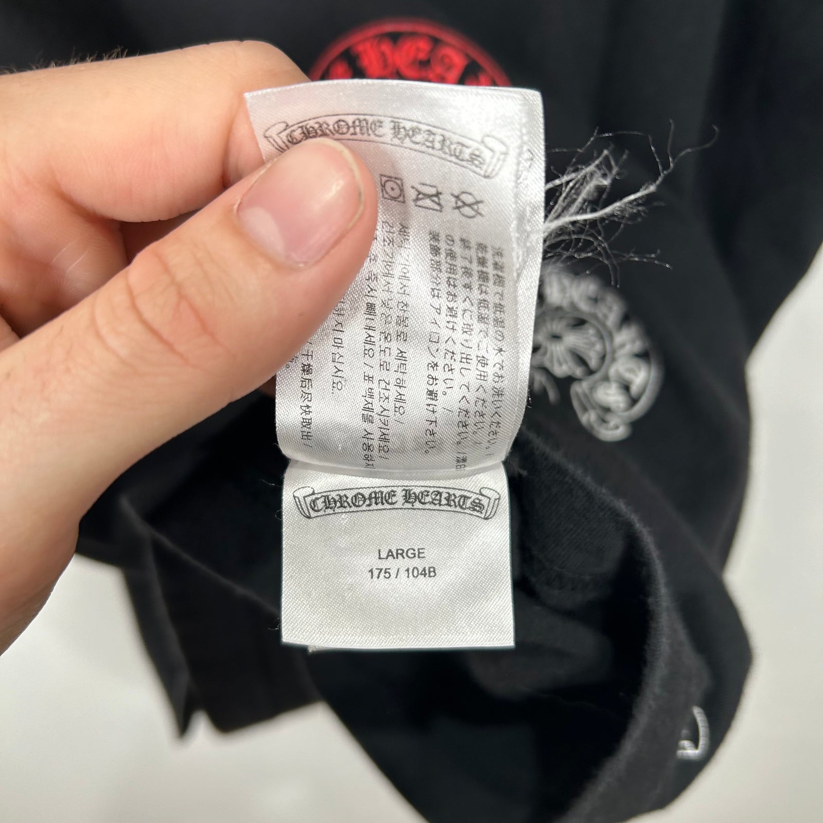 Chrome Hearts Tee R/W/B Size L