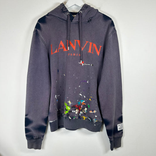 Lanvin X Gallery Dept Grey Washed Hoodie Size S