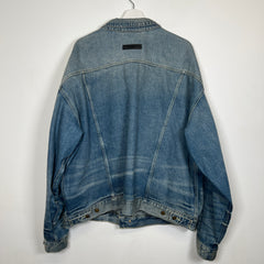 Essentials Lightwash Jeans Jacket Size L