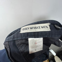 Issey Miyake Cargo Zipper Navy Pants Size 32