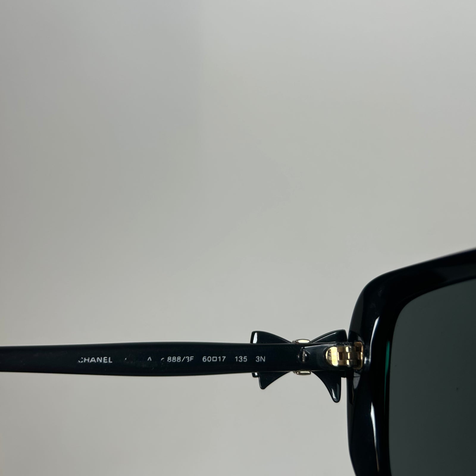 Chanel Black Bow Sunglasses